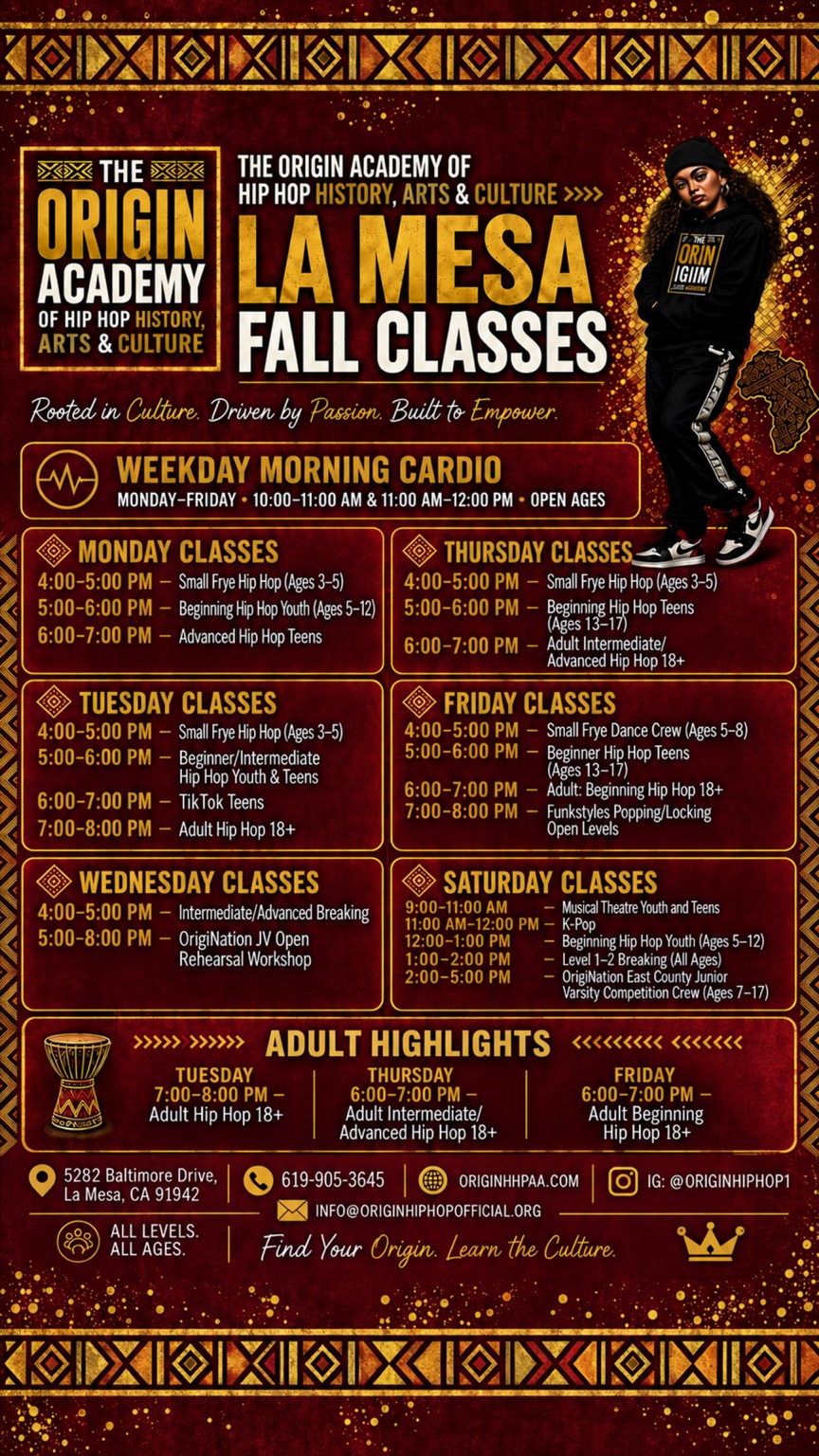 La Mesa current fall class schedule
